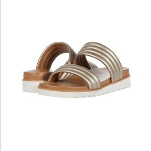 NWB, Aerosoles Gould Metallic Comfort Sandals